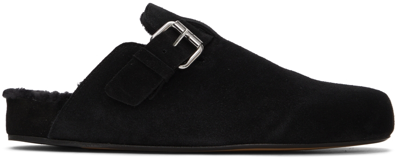 Isabel Marant Black Mirvihn Slippers In 01bk Black