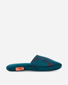 Off-white Arrow-print Silk Slippers In Brown