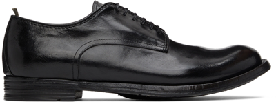 Officine Creative Black Anatomia 012 Oxfords