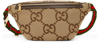 GUCCI BEIGE & BROWN JUMBO GG BELT BAG