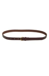 FRYE STUDDED LEATHER BELT