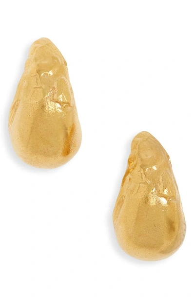 Alighieri The Abundant Dream Gold-plated Hoop Earrings In Yellow Gold