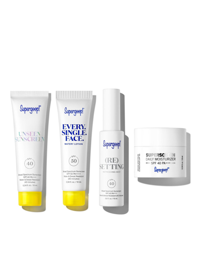 Supergoop Face Essentials Mini Set Sunscreen !