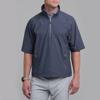 Zero Restriction Power Torque 1/4 Zip Short Sleeve In Blue Indigo/metallic Blue