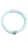 Anzie Bohème Starburst Stone Bead Bracelet In Peruvian Opal