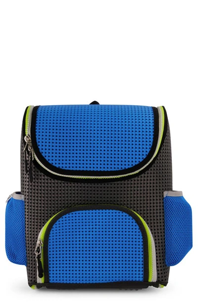 Light+nine Electric Blue Student Water Resistant Backpack In Electric Blue