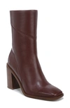 Franco Sarto Stevie Bootie In Wine Red Leather