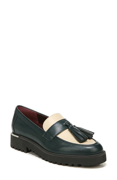 Franco Sarto Carolynn Lug Sole Loafers Women's Shoes In English Green