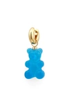 Eliou Jujuba Single Gummy Bear Huggie Hoop Earring In Blue