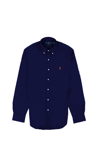 Polo Ralph Lauren Classic Fit Linen Shirt In Newport Navy