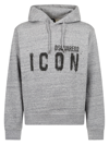 Dsquared2 Man Sweatshirt Grey Size L Cotton