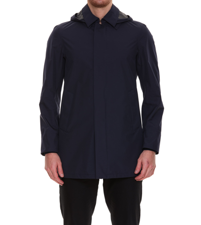 Herno Jacket In Blu Navy