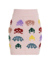 Stella Mccartney Multicolor Cotton Mini Skirt In Pink