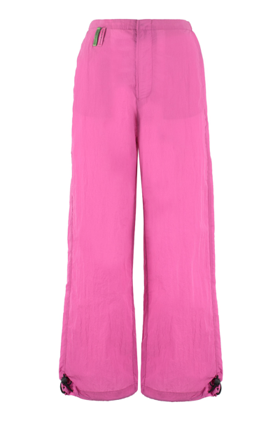 Emporio Armani Sustainability Project - Nylon Track-pants In Violet
