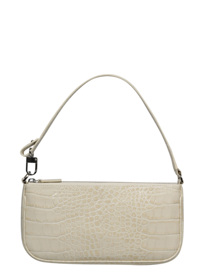 By Far Rachel Cream Croco