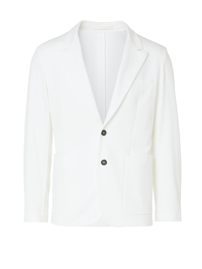 Paolo Pecora Jacket With Contrasting Buttons In Yellow Cream