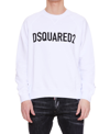 Dsquared2 Logo Cool Raglan Sweatshirt  In White