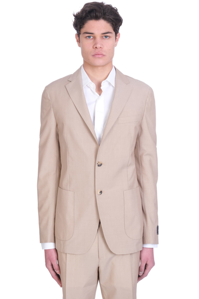 Z Zegna Dress In Beige Wool