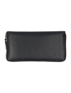 Comme Des Garçons Zip Around Wallet Unisex In Black