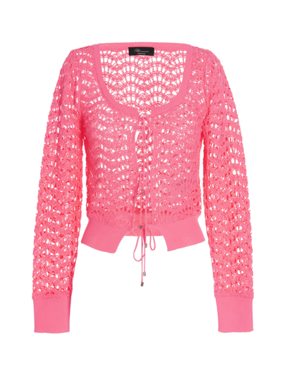 Blumarine Sweater In Fuchsia