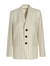 Marni Hip-lenght Single Breasted Buttoned Jacket