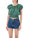 Kenzo 'bandana' Top In Pine Green