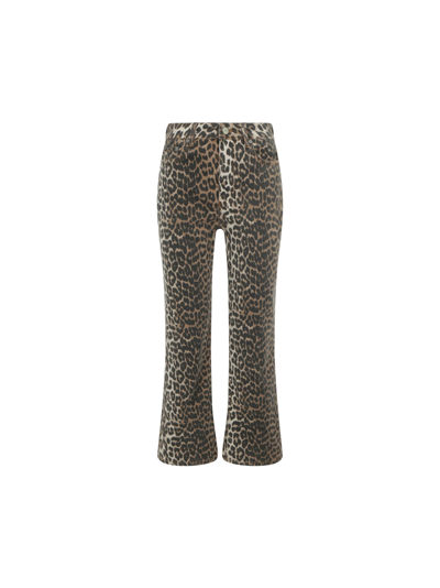 Ganni Pants In Leopard