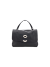 Zanellato Navy Blue Baby Postina Satchel In Nero