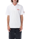 Kenzo Men's Paris Logo Classic Polo Shirt In White