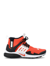Nike Orange & White Air Presto Mid Utility Sneakers In Orange