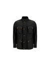 Belstaff Men's Fieldmaster Wax Jacket In Black