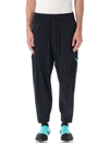 Y-3 High-waisted Tapered Track Trousers In Black