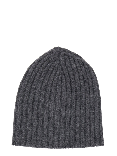 Jil Sander Woolen Hat In Grey
