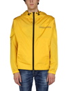 Dsquared2 Dsquared Men Windbreaker With Logo In Giallo