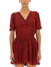 Michael Michael Kors Crimson Blouse In Rosso