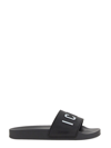 Dsquared2 10mm Icon Rubber Slides In Nero