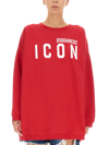 Dsquared2 Dsquared Women "icon" Sweatshirt In Rosso