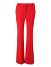 Alexander Mcqueen Classic Suiting Pants In Red