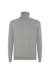 Roberto Collina Turtleneck  In Merino Wool In Grigio