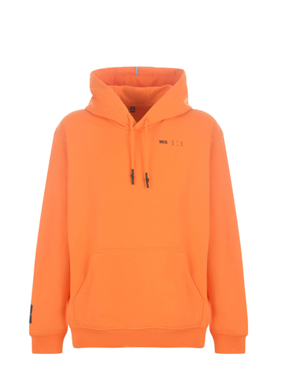 Mcq By Alexander Mcqueen Sweatshirt Mcq In Cotton In Orange