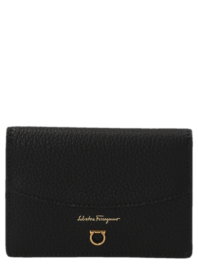Ferragamo ' Travel' Wallet In Black