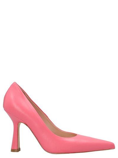 Liu •jo Pointy Lh 02 Pumps In Rose-pink Leather In Orchid