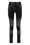 DOLCE & GABBANA DECORATIVE ZIP SKINNY TROUSERS