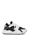 Nike Air Huarache Low-top Sneakers In Black/white Black