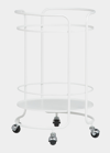 FORNASETTI CIRCULAR STAINLESS STEEL TROLLEY