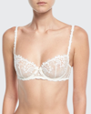 Simone Perele Wish Lace Demi Cup Bra In Ivory