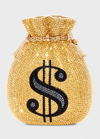 Judith Leiber Money Bags Clutch Bag In Gold