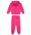 MOSCHINO COTTON-BLEND HOODIE AND SWEATPANTS SET