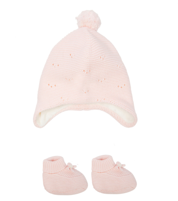 Tartine Et Chocolat striped seersucker hat - White
