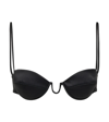 Stella Mccartney Wired Satin Bra Top In Black